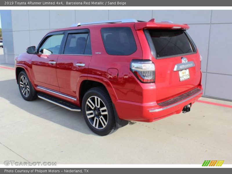 Barcelona Red Metallic / Sand Beige 2019 Toyota 4Runner Limited 4x4