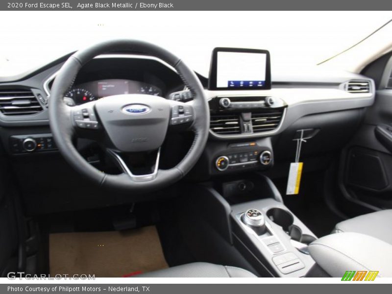 Agate Black Metallic / Ebony Black 2020 Ford Escape SEL