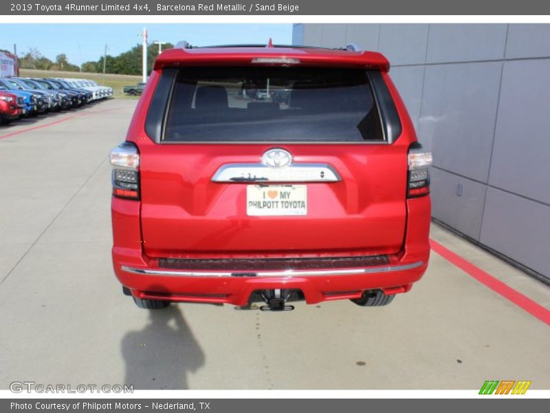 Barcelona Red Metallic / Sand Beige 2019 Toyota 4Runner Limited 4x4