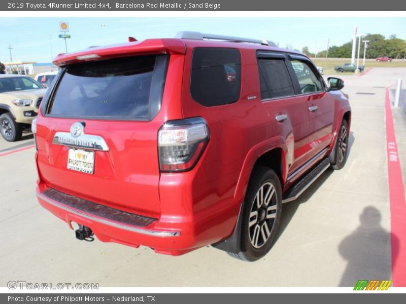 Barcelona Red Metallic / Sand Beige 2019 Toyota 4Runner Limited 4x4