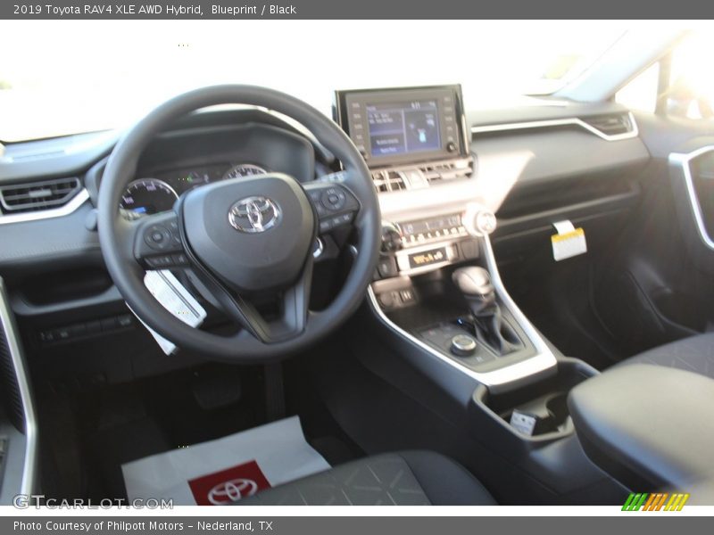 Blueprint / Black 2019 Toyota RAV4 XLE AWD Hybrid