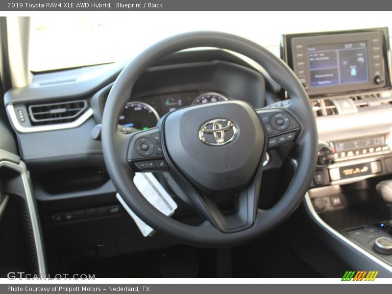 Blueprint / Black 2019 Toyota RAV4 XLE AWD Hybrid