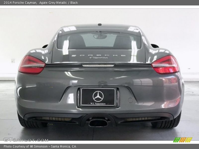 Agate Grey Metallic / Black 2014 Porsche Cayman