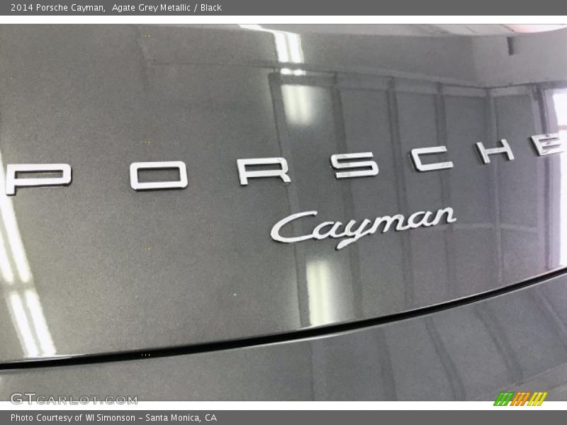 Agate Grey Metallic / Black 2014 Porsche Cayman