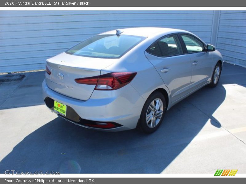 Stellar Silver / Black 2020 Hyundai Elantra SEL
