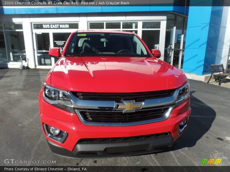Red Hot / Ash Gray/Jet Black 2020 Chevrolet Colorado WT Crew Cab 4x4