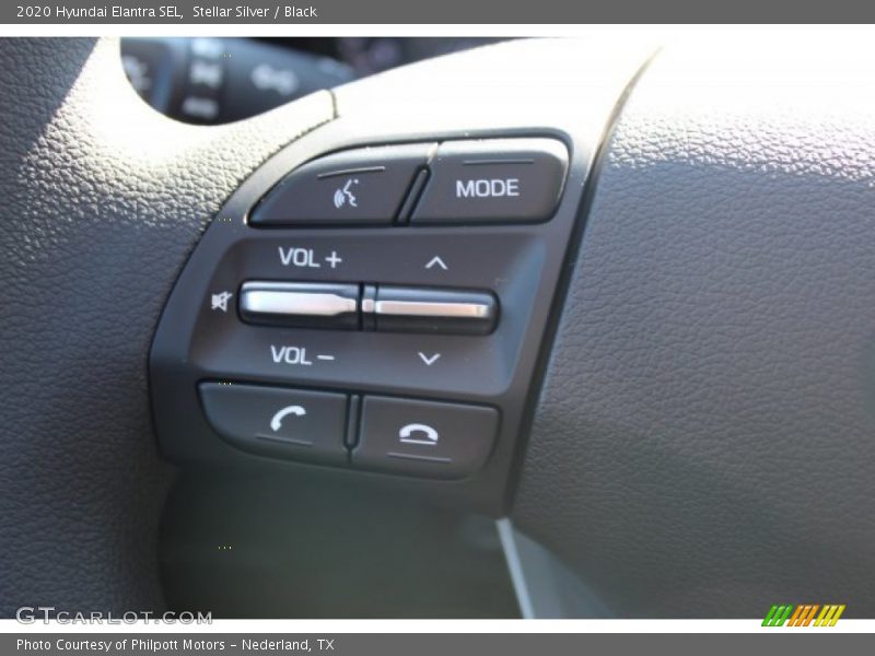 Stellar Silver / Black 2020 Hyundai Elantra SEL
