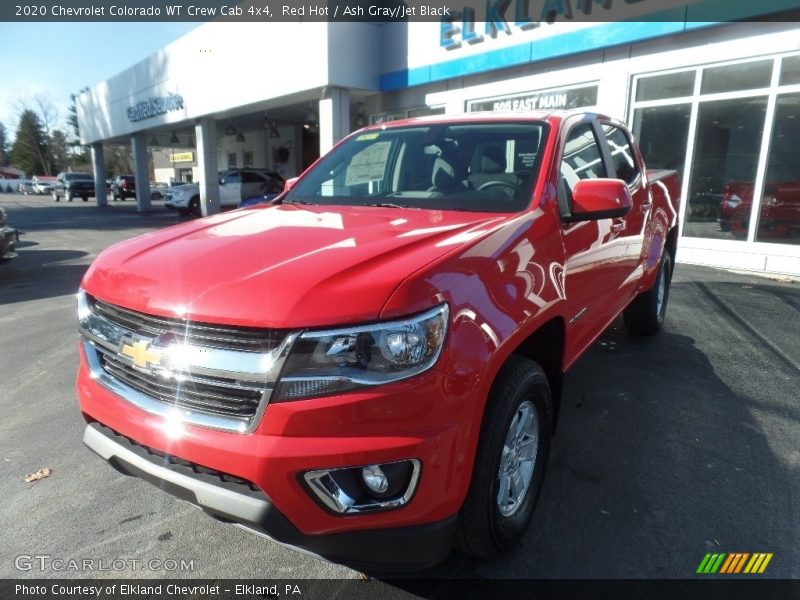 Red Hot / Ash Gray/Jet Black 2020 Chevrolet Colorado WT Crew Cab 4x4