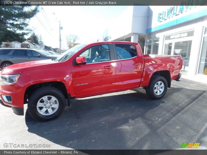 Red Hot / Ash Gray/Jet Black 2020 Chevrolet Colorado WT Crew Cab 4x4