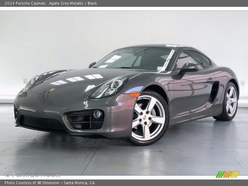 Agate Grey Metallic / Black 2014 Porsche Cayman