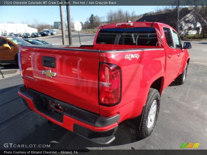 Red Hot / Ash Gray/Jet Black 2020 Chevrolet Colorado WT Crew Cab 4x4