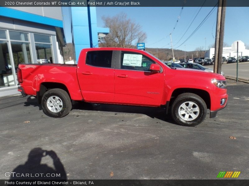 Red Hot / Ash Gray/Jet Black 2020 Chevrolet Colorado WT Crew Cab 4x4