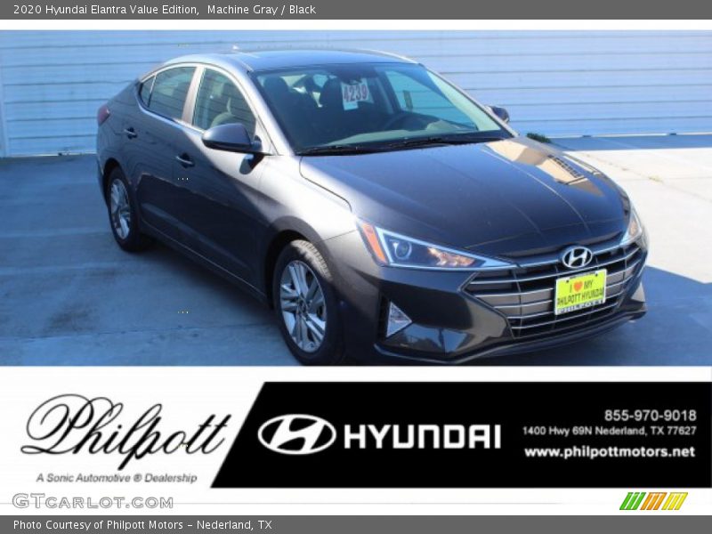 Machine Gray / Black 2020 Hyundai Elantra Value Edition