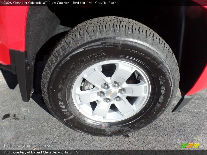 Red Hot / Ash Gray/Jet Black 2020 Chevrolet Colorado WT Crew Cab 4x4