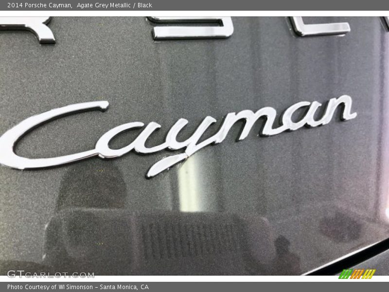 Agate Grey Metallic / Black 2014 Porsche Cayman