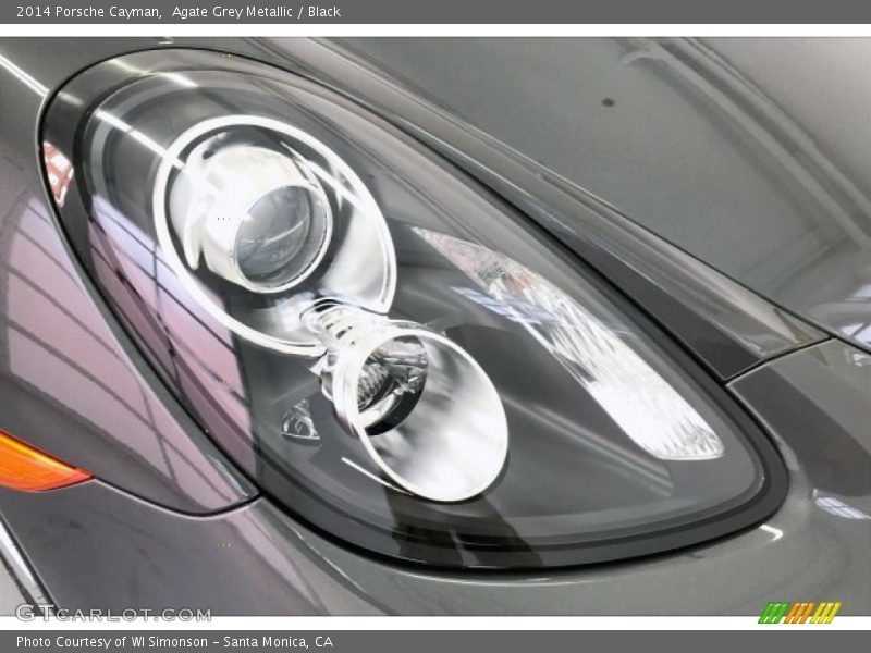 Agate Grey Metallic / Black 2014 Porsche Cayman
