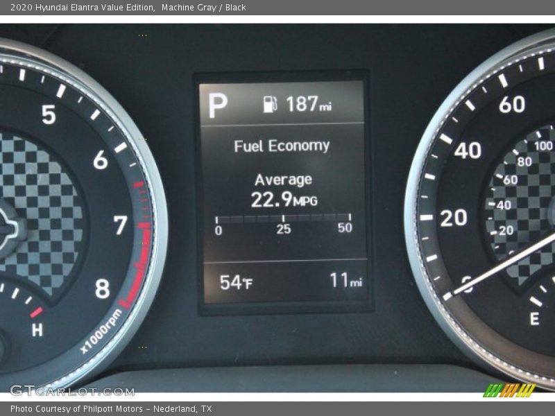 Machine Gray / Black 2020 Hyundai Elantra Value Edition