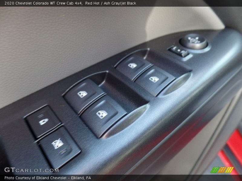 Red Hot / Ash Gray/Jet Black 2020 Chevrolet Colorado WT Crew Cab 4x4