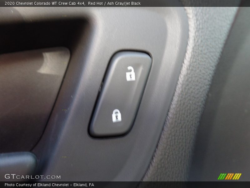 Red Hot / Ash Gray/Jet Black 2020 Chevrolet Colorado WT Crew Cab 4x4