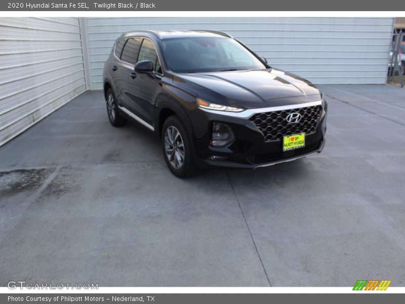 Twilight Black / Black 2020 Hyundai Santa Fe SEL