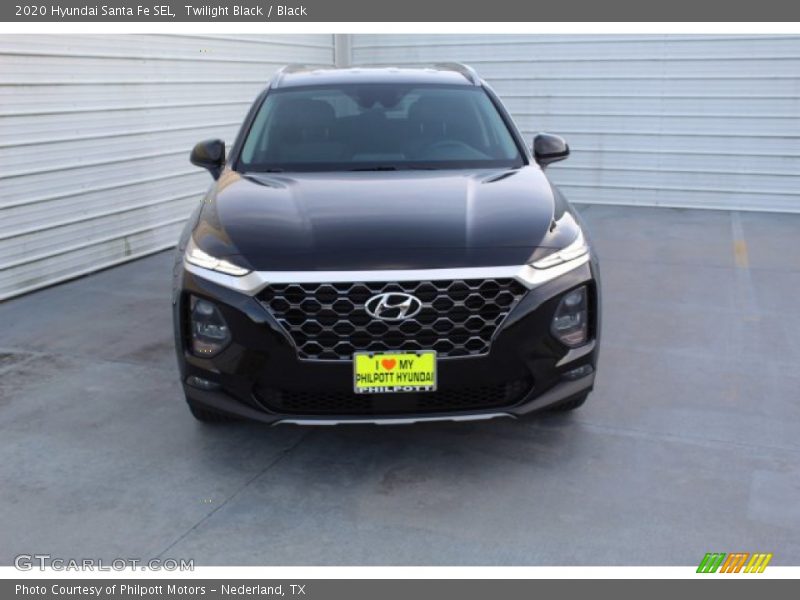 Twilight Black / Black 2020 Hyundai Santa Fe SEL