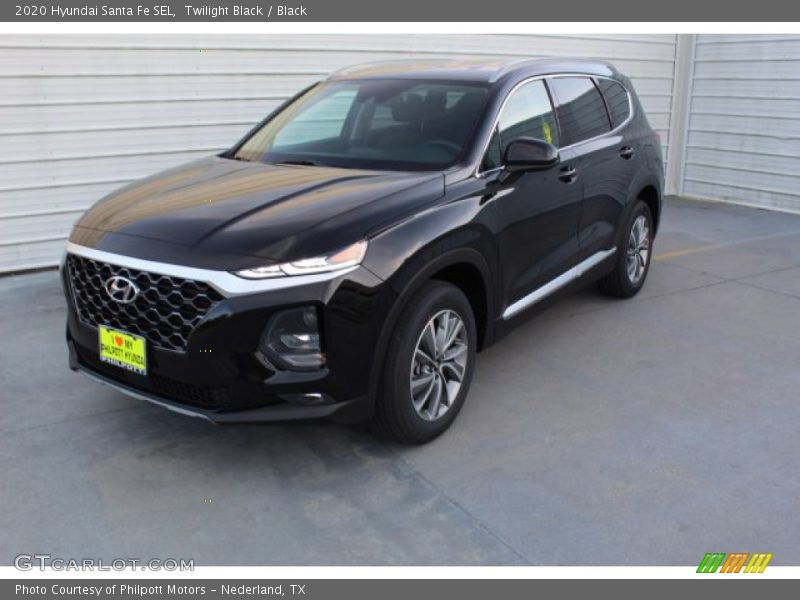 Twilight Black / Black 2020 Hyundai Santa Fe SEL