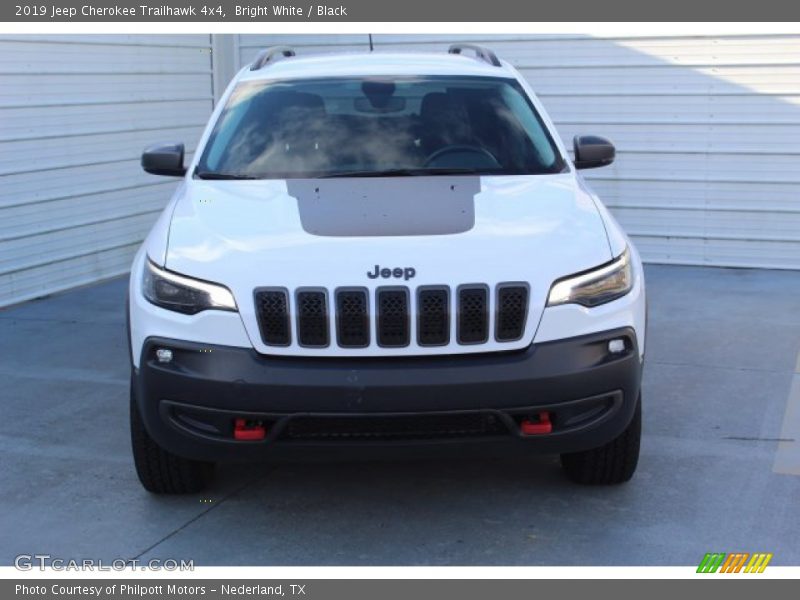 Bright White / Black 2019 Jeep Cherokee Trailhawk 4x4