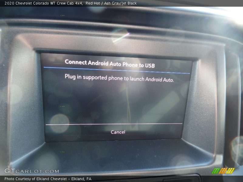 Red Hot / Ash Gray/Jet Black 2020 Chevrolet Colorado WT Crew Cab 4x4