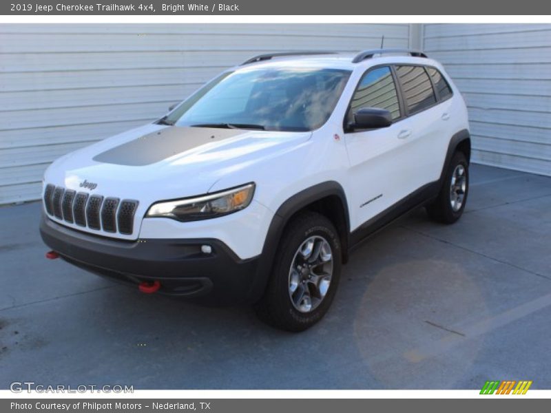 Bright White / Black 2019 Jeep Cherokee Trailhawk 4x4