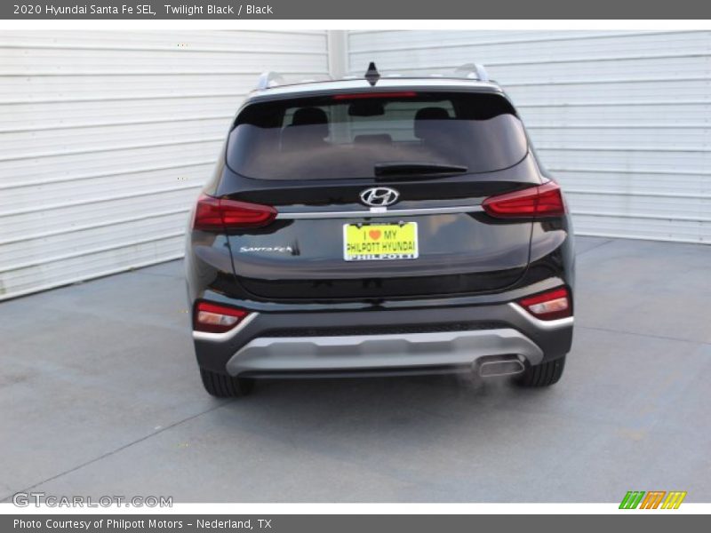 Twilight Black / Black 2020 Hyundai Santa Fe SEL