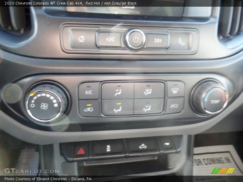 Red Hot / Ash Gray/Jet Black 2020 Chevrolet Colorado WT Crew Cab 4x4