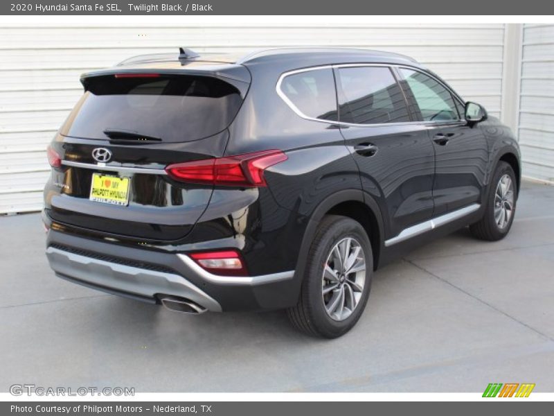 Twilight Black / Black 2020 Hyundai Santa Fe SEL