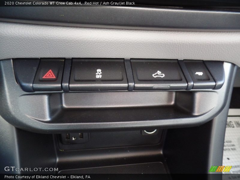 Red Hot / Ash Gray/Jet Black 2020 Chevrolet Colorado WT Crew Cab 4x4