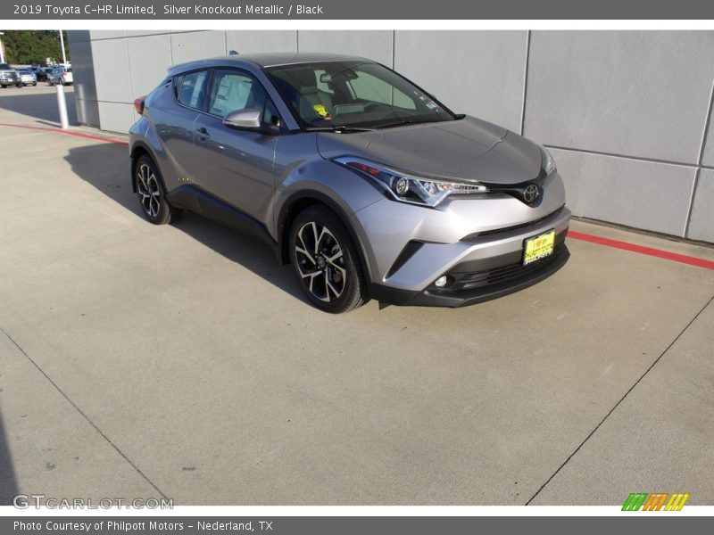 Silver Knockout Metallic / Black 2019 Toyota C-HR Limited