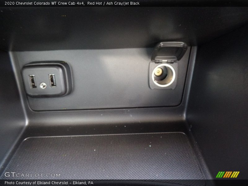 Red Hot / Ash Gray/Jet Black 2020 Chevrolet Colorado WT Crew Cab 4x4