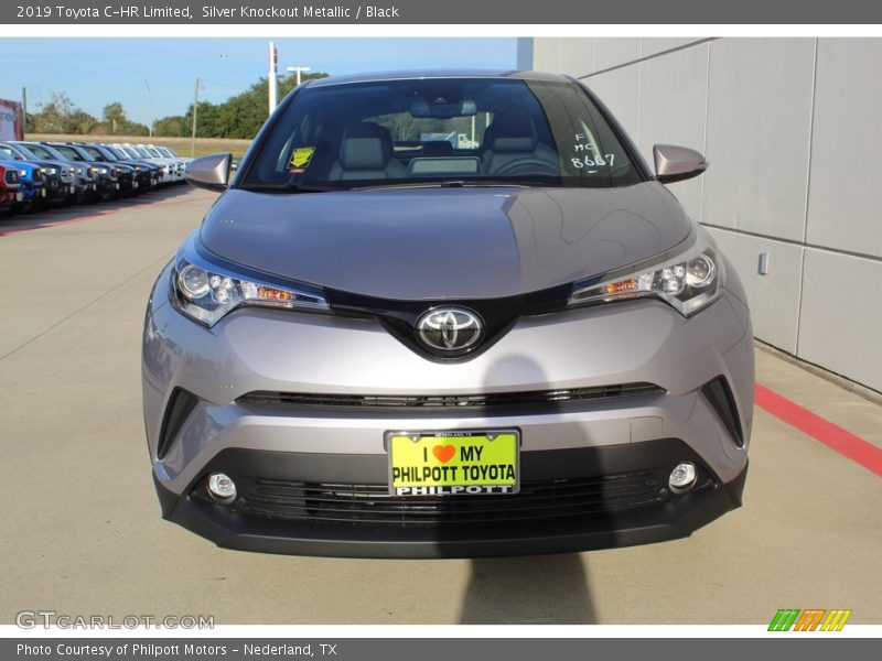 Silver Knockout Metallic / Black 2019 Toyota C-HR Limited