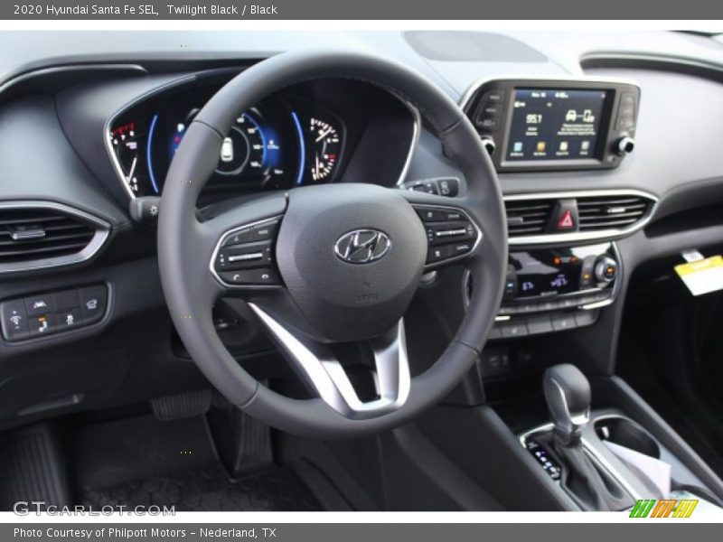 Twilight Black / Black 2020 Hyundai Santa Fe SEL