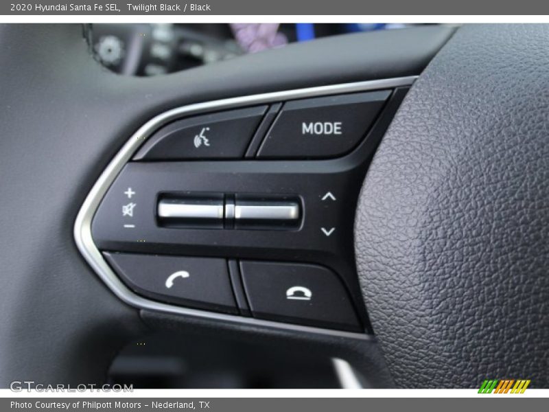Twilight Black / Black 2020 Hyundai Santa Fe SEL