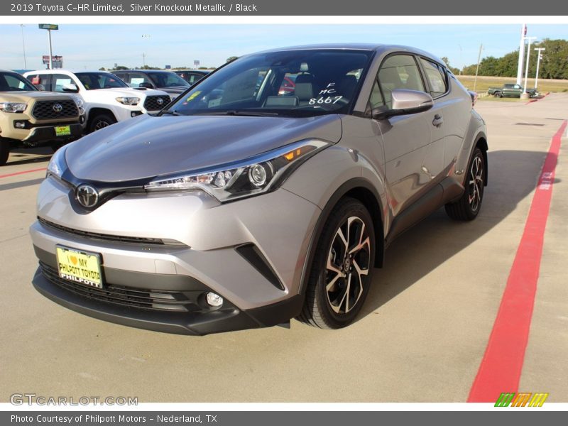 Silver Knockout Metallic / Black 2019 Toyota C-HR Limited