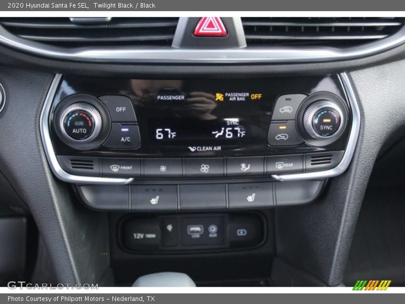 Twilight Black / Black 2020 Hyundai Santa Fe SEL