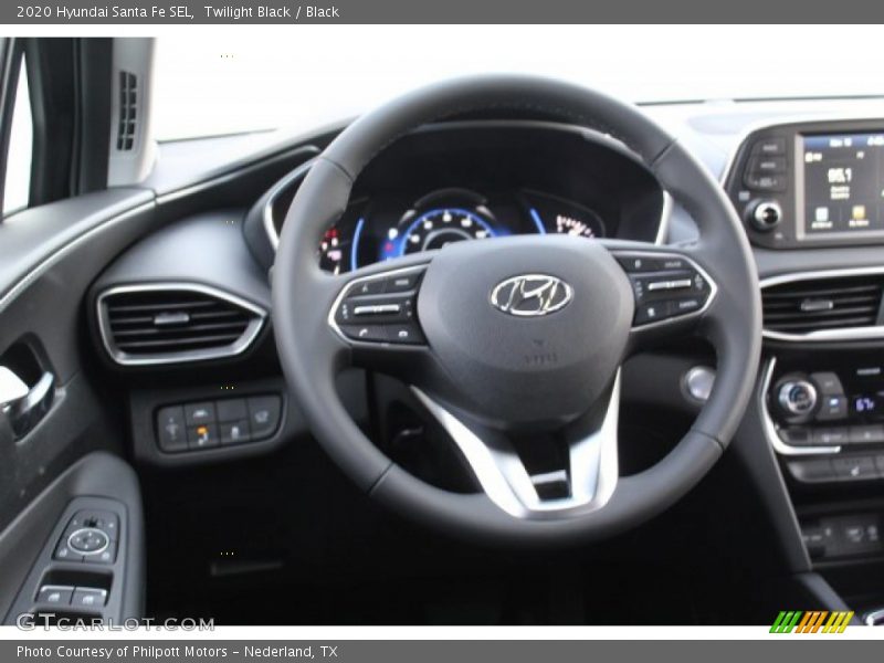 Twilight Black / Black 2020 Hyundai Santa Fe SEL
