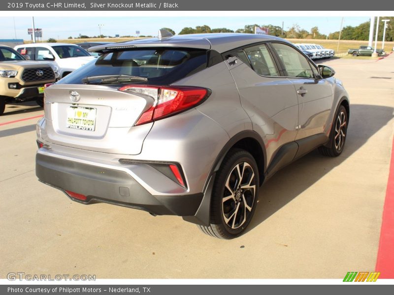 Silver Knockout Metallic / Black 2019 Toyota C-HR Limited