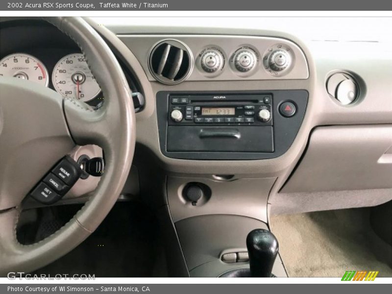 Dashboard of 2002 RSX Sports Coupe