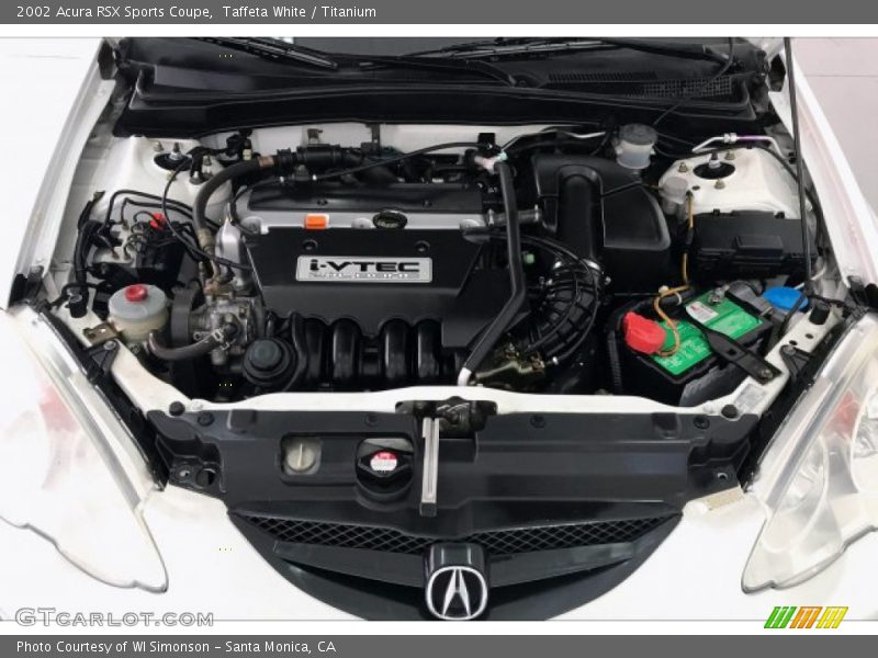  2002 RSX Sports Coupe Engine - 2.0 Liter DOHC 16-Valve i-VTEC 4 Cylinder