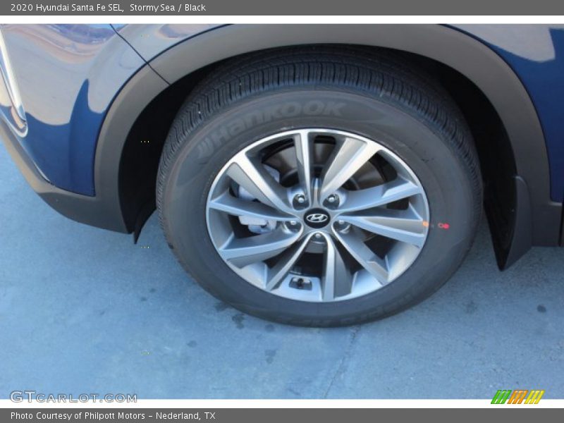 Stormy Sea / Black 2020 Hyundai Santa Fe SEL