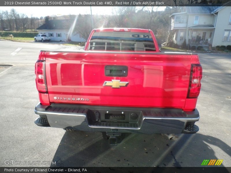 Red Hot / Dark Ash/Jet Black 2019 Chevrolet Silverado 2500HD Work Truck Double Cab 4WD