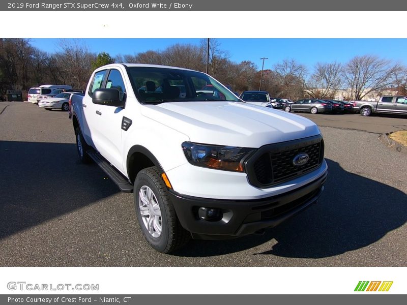 Oxford White / Ebony 2019 Ford Ranger STX SuperCrew 4x4