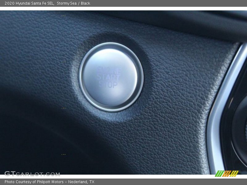 Stormy Sea / Black 2020 Hyundai Santa Fe SEL
