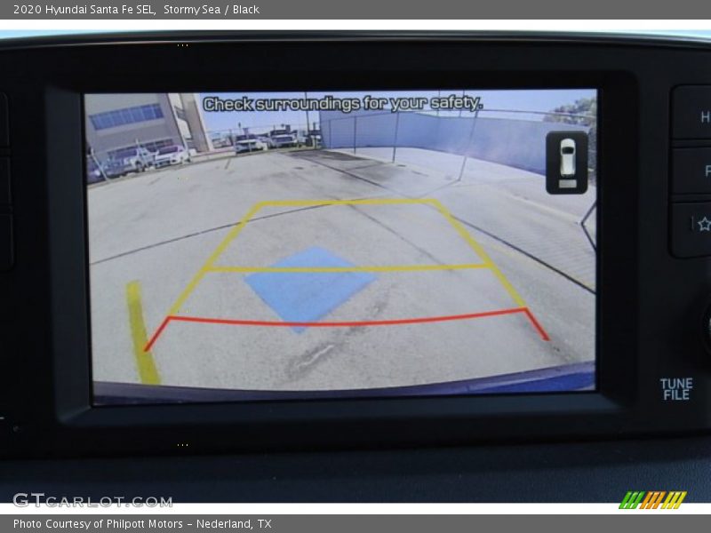Stormy Sea / Black 2020 Hyundai Santa Fe SEL