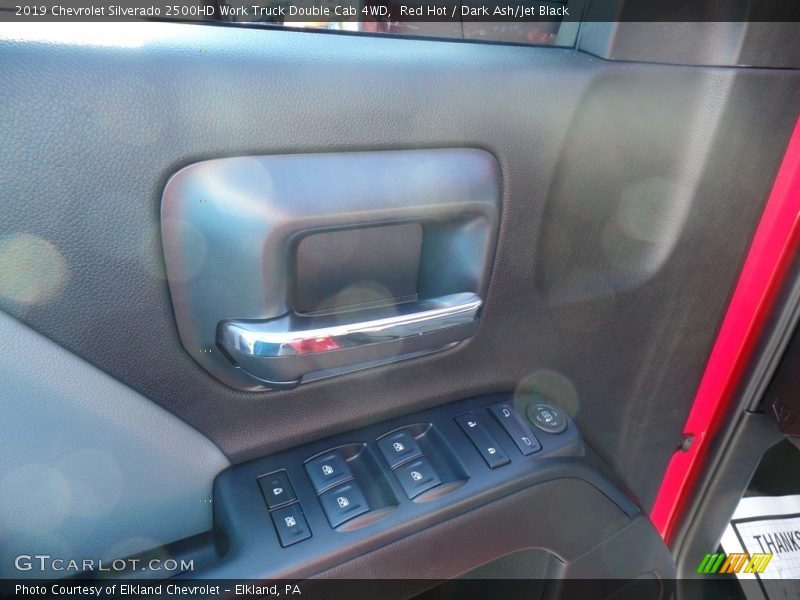 Red Hot / Dark Ash/Jet Black 2019 Chevrolet Silverado 2500HD Work Truck Double Cab 4WD
